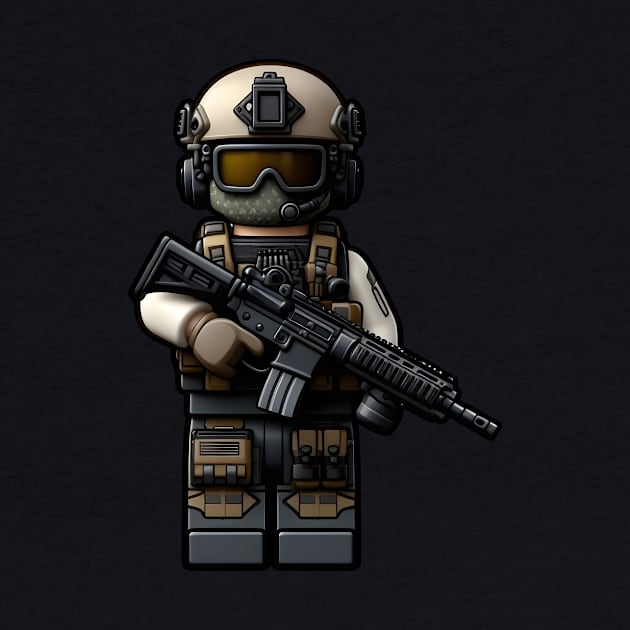 Tactical LEGO by Rawlifegraphic